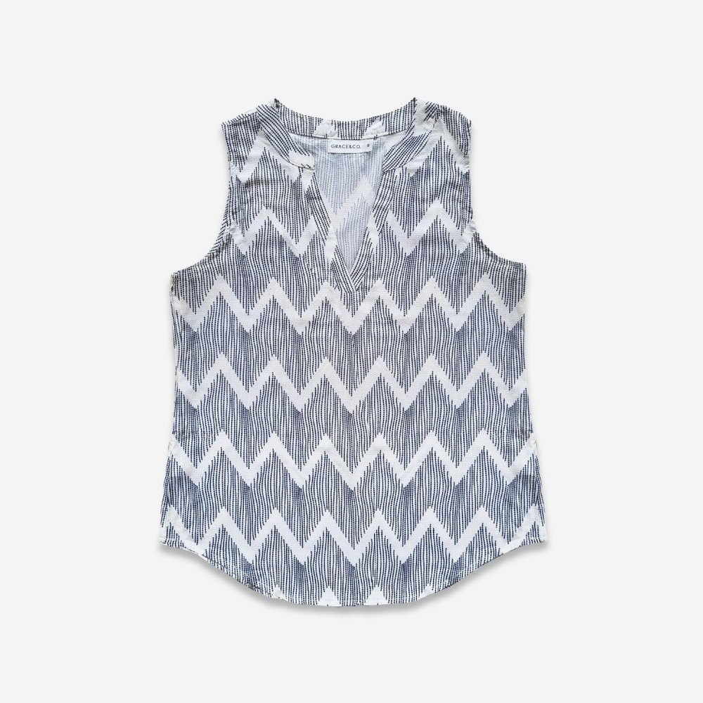 Size- M, Grace & Co. Top - Picture 1 of 4
